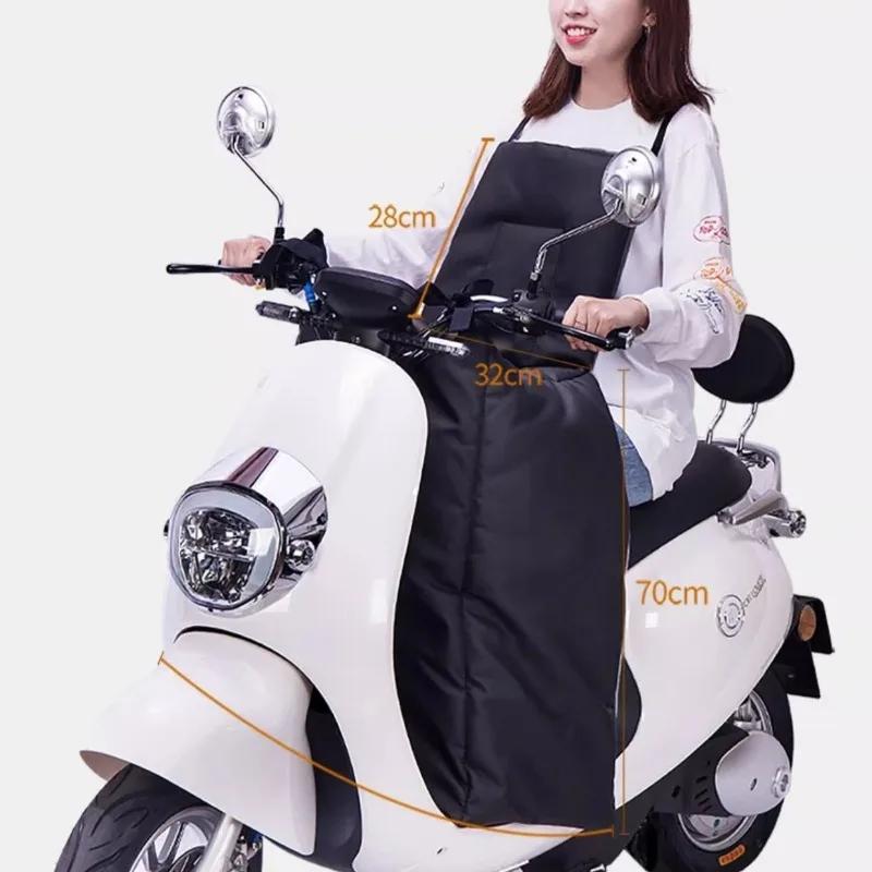 Motorcycle Windproof Quilt Thickened PU Warm Leg Cover Waterproof Winter Cold Proof Protects Stomach and Legs Windshield Quilts