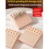 Wood Grinding Head Categorization Stand Drill Storage Box Grinding Polish Head Bit Holder Display Drill Organizer