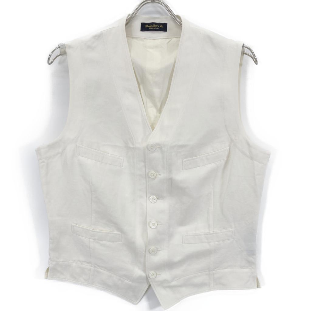 RRL Slonovinová lněná x hedvábná vesta Nejlepší 40R SlonovinováPoužitá