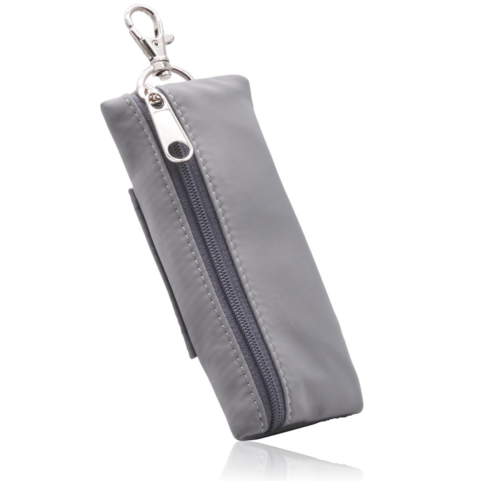 

KNUTe Zippered School Backpack Key Case with for Elementary School Boys and with Belt for Men and Women Reel, Waterproof, Discreet, Students, Girls, сірий колір