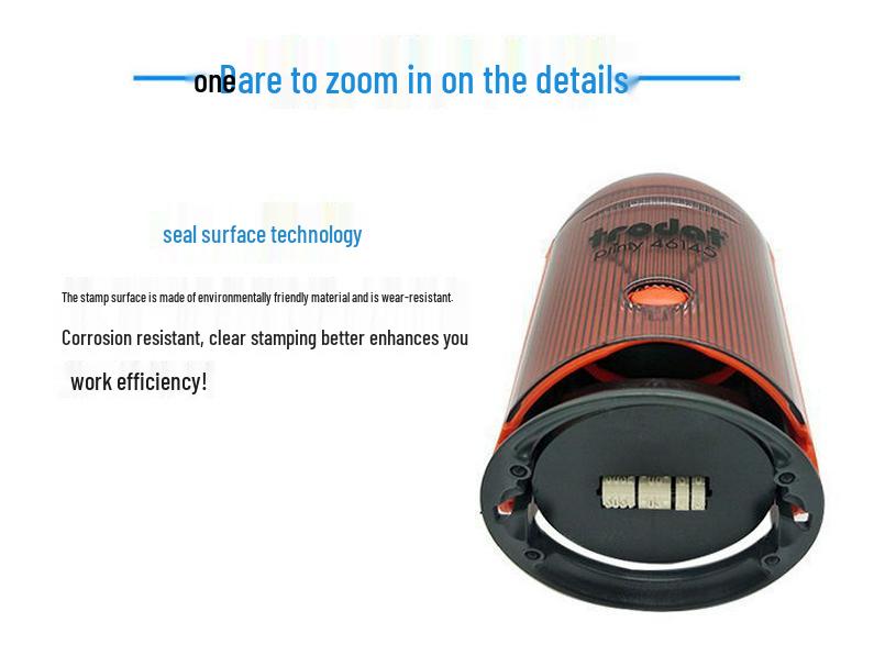 Zhuoda 46145 Adjustable Date Stamp for Incoming Documents, Warehouse Dispatch, and Issue Control, 45MM