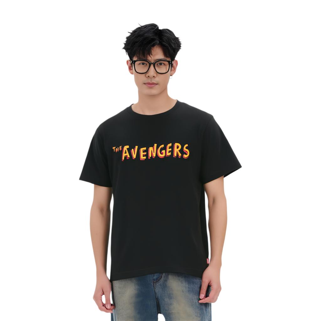 Uniqlo × Jason Polan Letter Print T-Shirt Men Tops Black 418307-09
