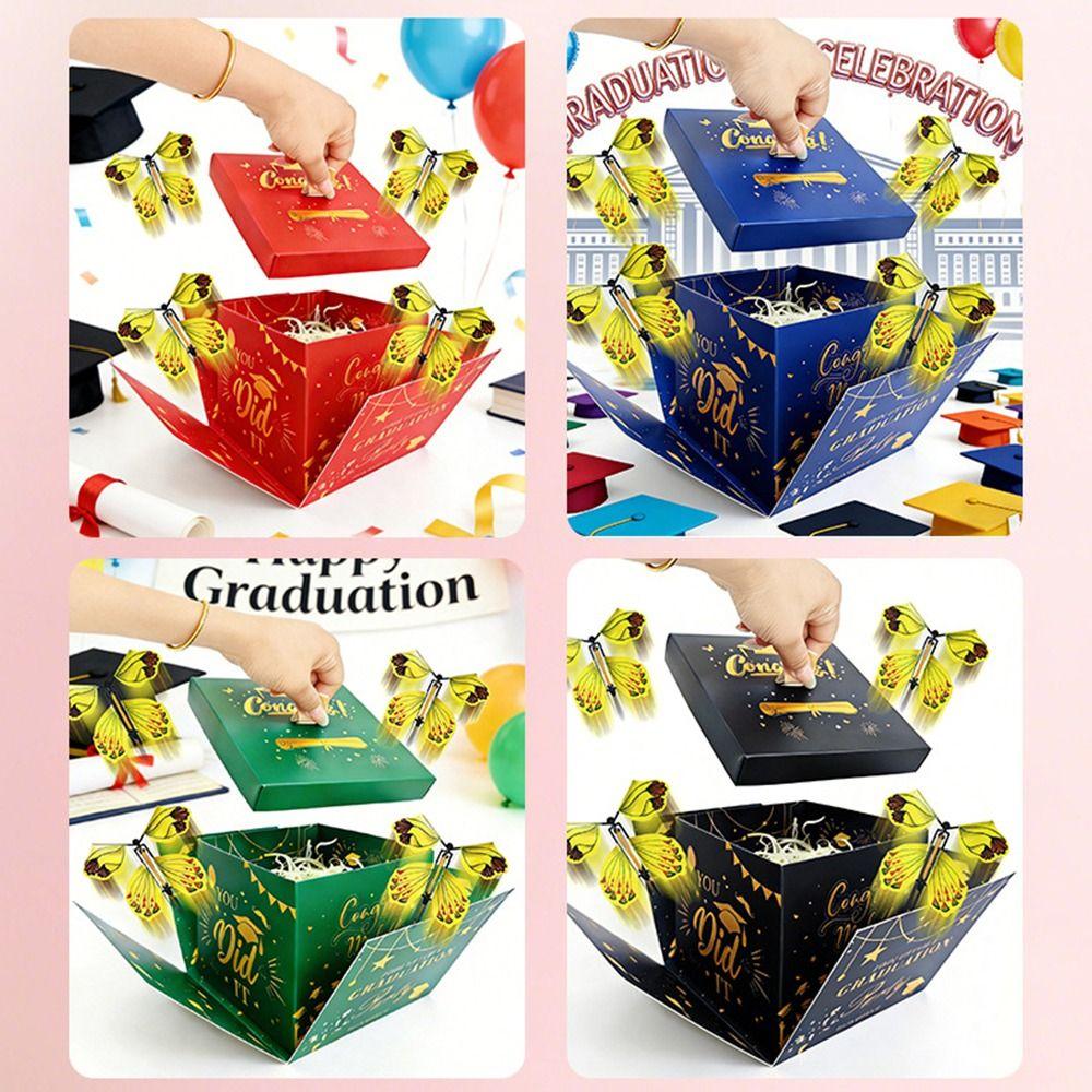 DIY Surprise Flying Butterfly Box Jumping Surprise Gift Box  Gift