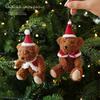 Bear Figure Bear Ornament Plush Cloth Animal Charm Cute Plush Pendant  Home Scene Layout