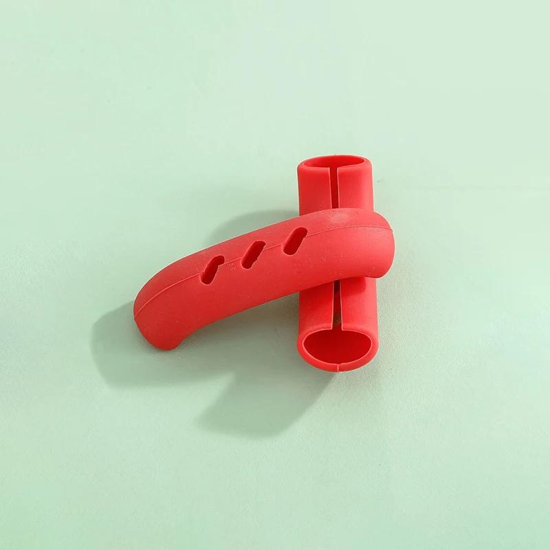 2Pcs Silicone Assist Handle Holder Grip Kitchen Cast Iron Skillet Handle Covers Heat Resistant Non Slip Pot Grip Handle Sleeves