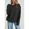 Women's Ropa Mujer Solid Color Knitted Pullovers Sweaters Long Slevees Elegant Chic Thick Loose Casual Roupas Feminina