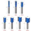 Double Flute Slotting Cutter 8mm Shank Router Bits Durable Carving Machine  Woodworking