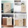 Cartoon Kitchen Dustproof Half-curtain  Self-adhesive Cupboard Curtain Kitchen Cabinet Coverings Cloth Decorative Short Curtains