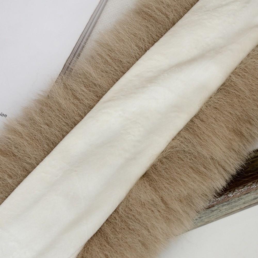 Weicher flauschiger Pelzschal Verdickt einfarbig Warmer Halstuch Imitation Fuchs Fell Kältebeständiger Kragen Schals Nackenschützer