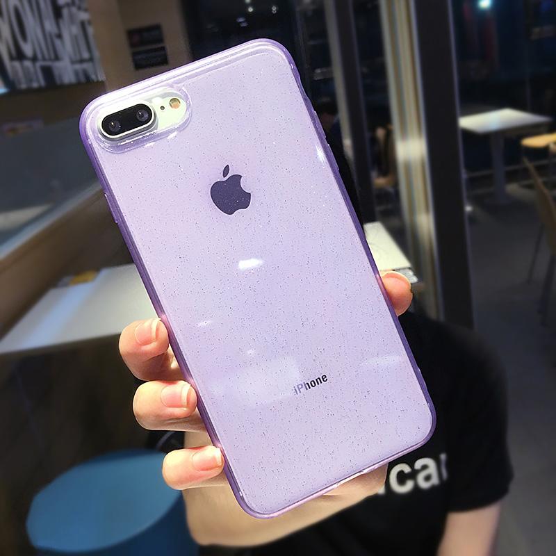 Buy Transparent Anti-shock Candy Color Phone Case For iPhone X XR
