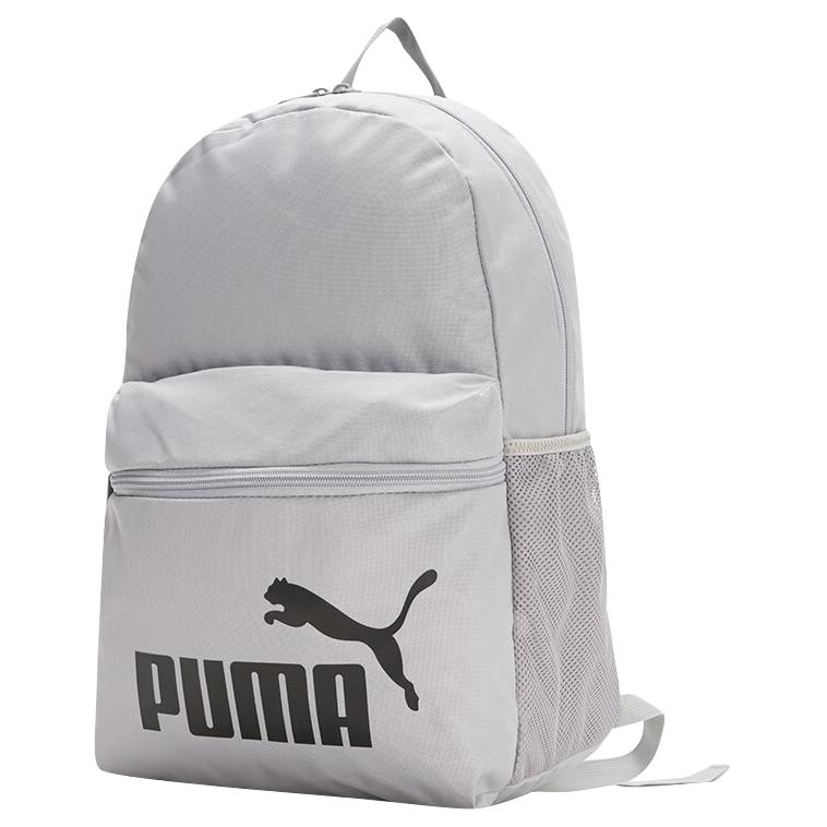 New PUMA Fabric Backpack Medium Size Unisex Gray & Black 092418-22
