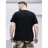 Taglie Europee T-shirt Nuova da Uomo con Logo Geco Rosso, Sfondo Nero con Scritta Bianca in Grassetto e Elementi di Design Trendy