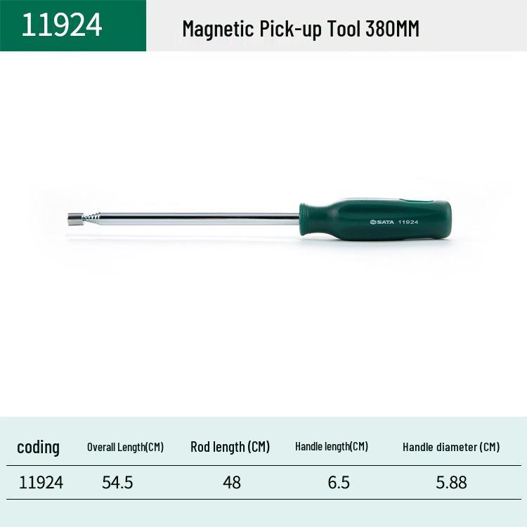 SATA Telescopic Magnetic Pickup Tool – Powerful Hand Tool for Auto Repair with Bending Magnet