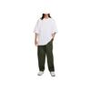Nike Solid Color Embroidered Logo Crew Neck Short Sleeve T-Shirt Men Tops White FB9767-100