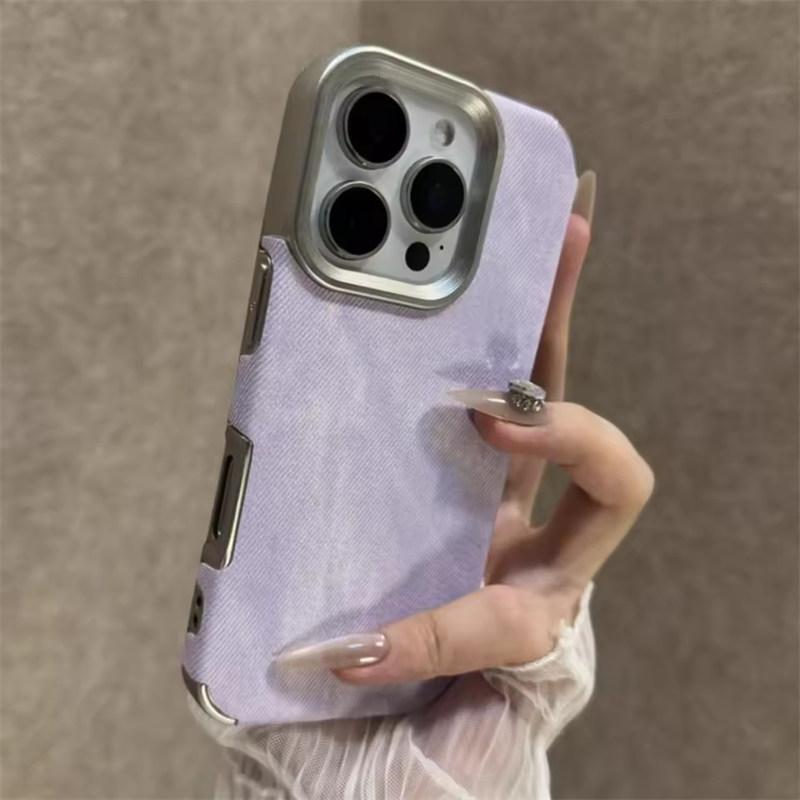 Retro Vintage Cowboy Stoffdeksel til iPhone 17 Air 16 15 14 13 12 11 Pro Max Plus Luksus Jeans Myk Støtfanger Armor Telefondeksel