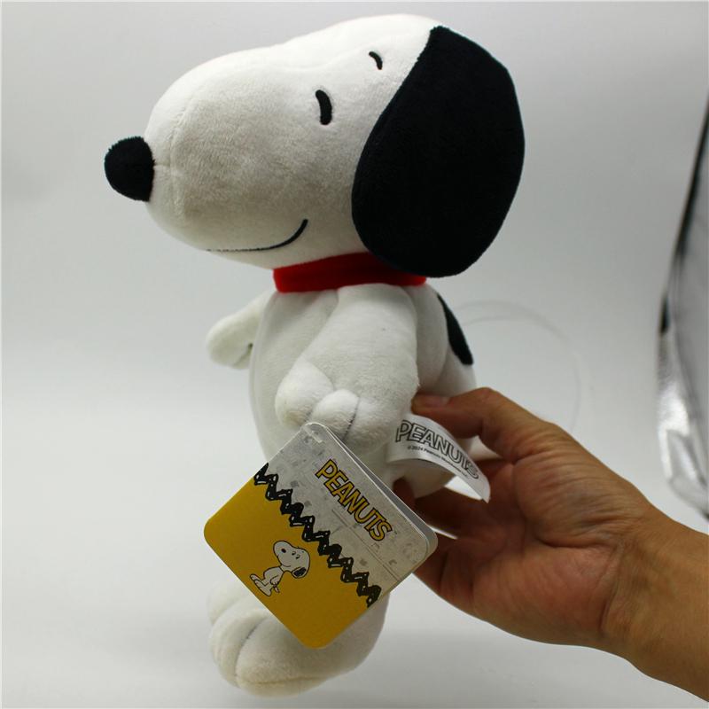 25cm Cute Cartoon Dog Plush Toy Charlie Brown Woodstock Soft Stuffed Animal Doll Kids Holiday Gift