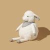 New White Scarf Sheep Doll Animal Plush Toys Creative Ins Small Fresh Baby Soothing Sleep Plush Toys Children's Birthday Gifts