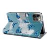 White Cloud Blue Butterfly PU Leather Wallet Flip Photo Frame Book Case for iPhone Samsung Huawei Honor Xiaomi Redmi Oppo Sony Motorola Nokia Google