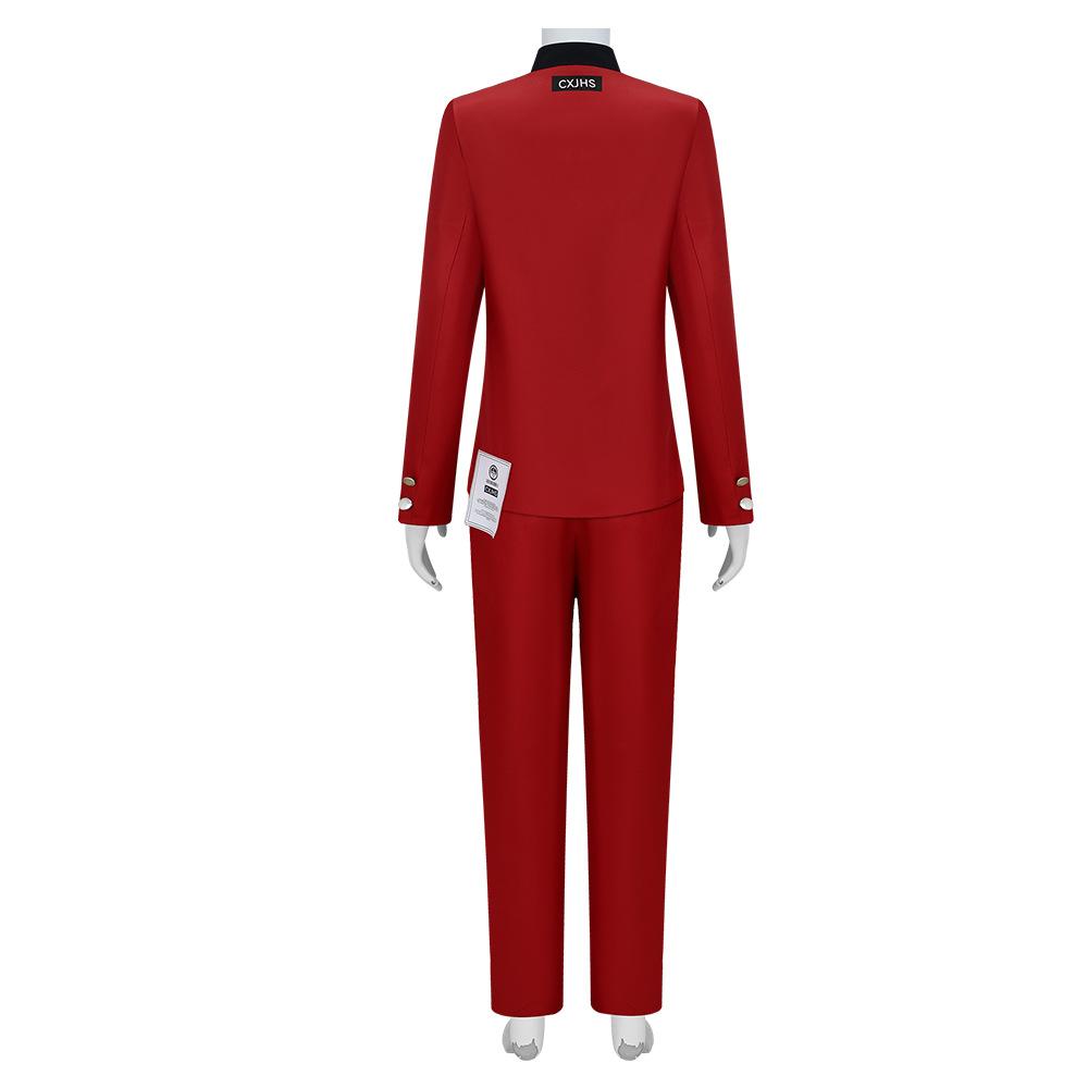 Anime Disguise Hundred Line Tsukumo Ima Cosplay Red Suits Game Costume Women Roleplay Halloween Fancy Dress Up Party Outfits