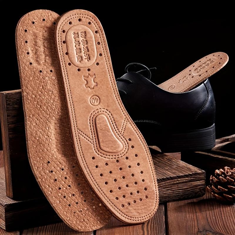 Unisex Breathable Shoe Inserts Sweat Absorbent, Odor-Resistant, Ergonomic Design for All-Day Comfort Black PU Material Durable Shoe Inserts