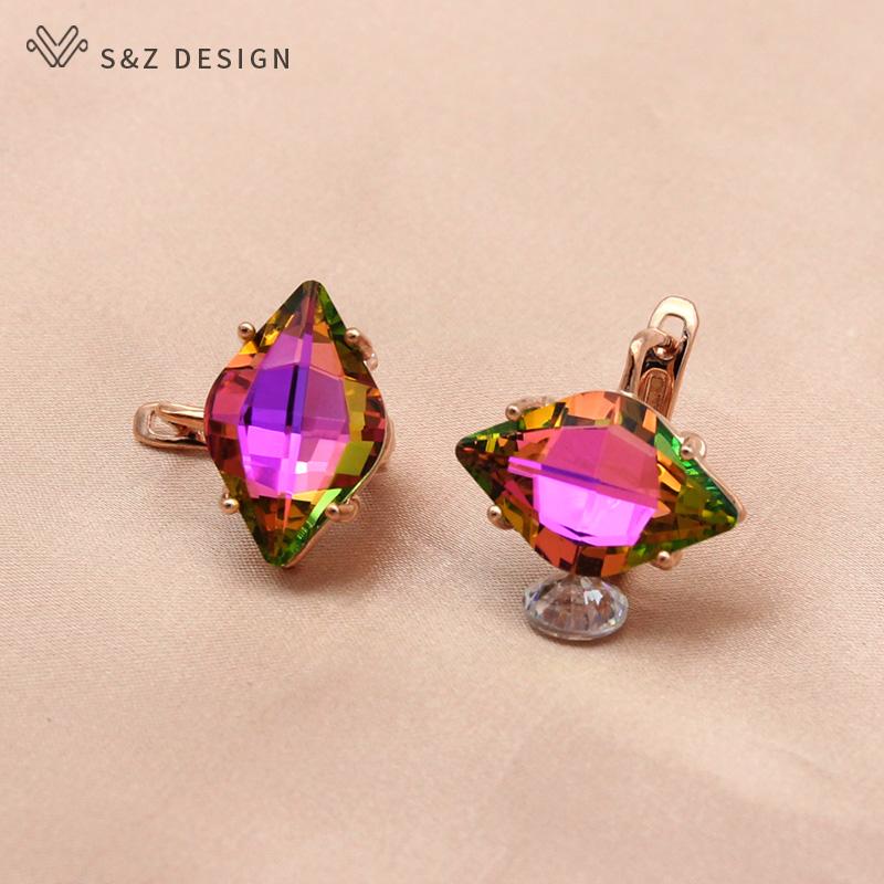 

Модные роскошные серьги-капли в форме лошадиных глаз для женщин и девочек, элегантные свадебные украшения, модные серьги-капли цвета розового золота, подарок