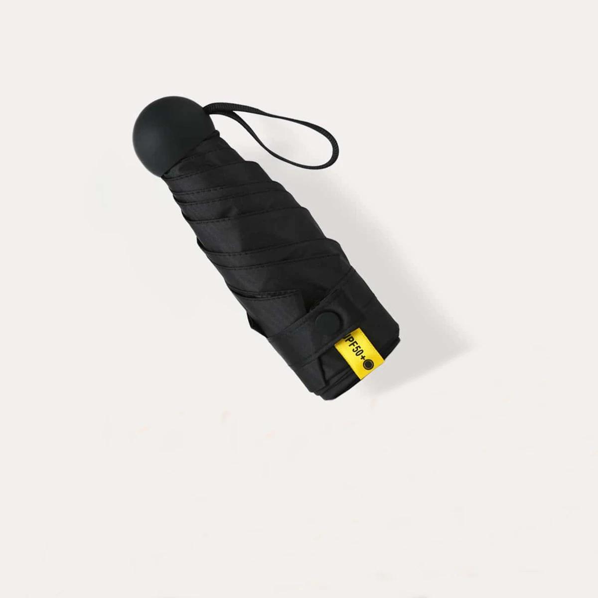 

1 шт.-Женский плоский зонт от солнца со скидкой 50% Защита от солнца Анти-УФ Солнечный и дождливый Двойного назначения Карманный зонт Портативный зонт от солнца