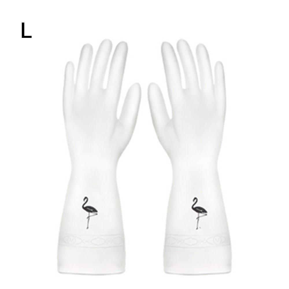 

Водонепроницаемые перчатки для уборки по дому, кухонные латексные перчатки для мытья посуды L