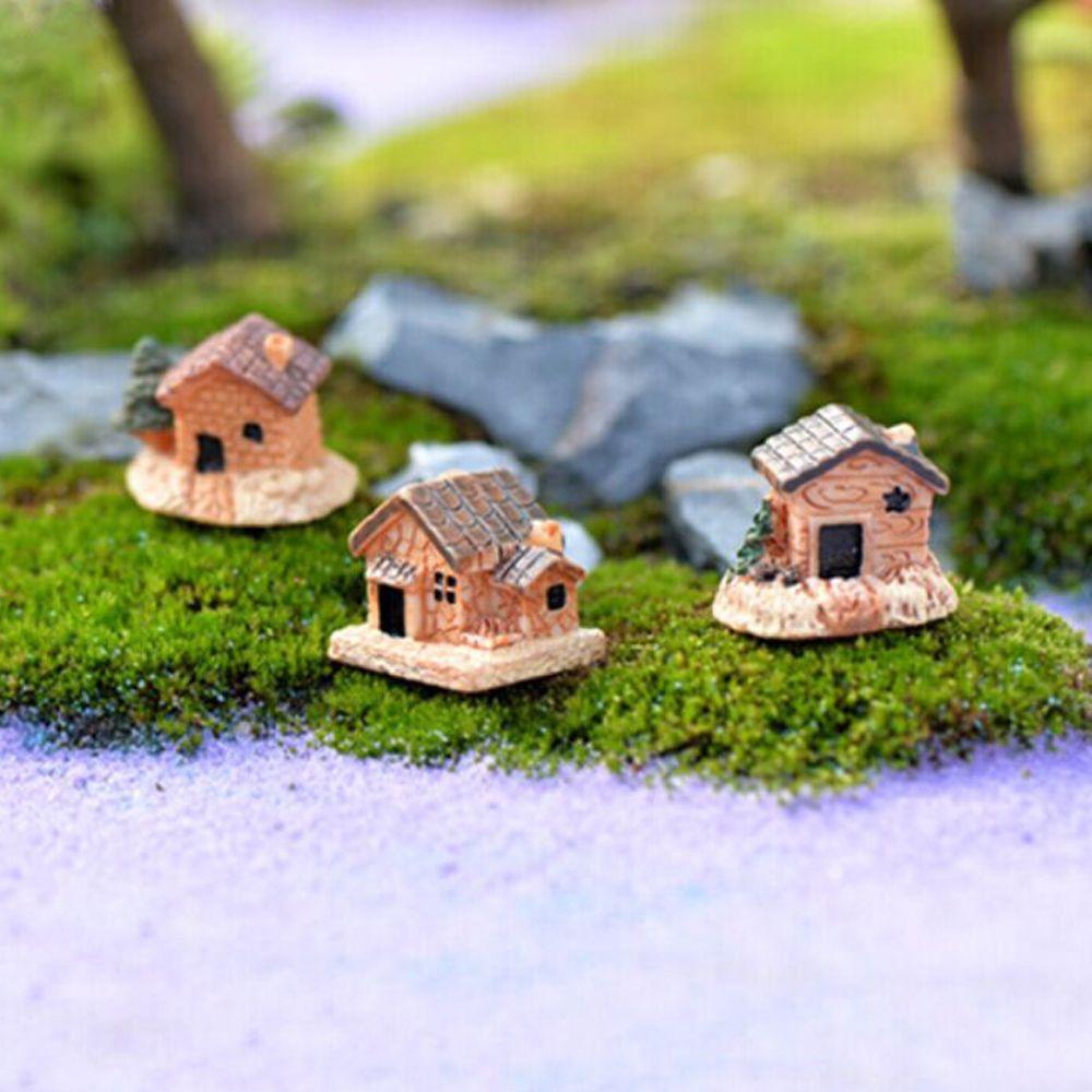 Gardening Decorations Moss Cottages Figurines & Miniatures Micro Landscape Mini Small House