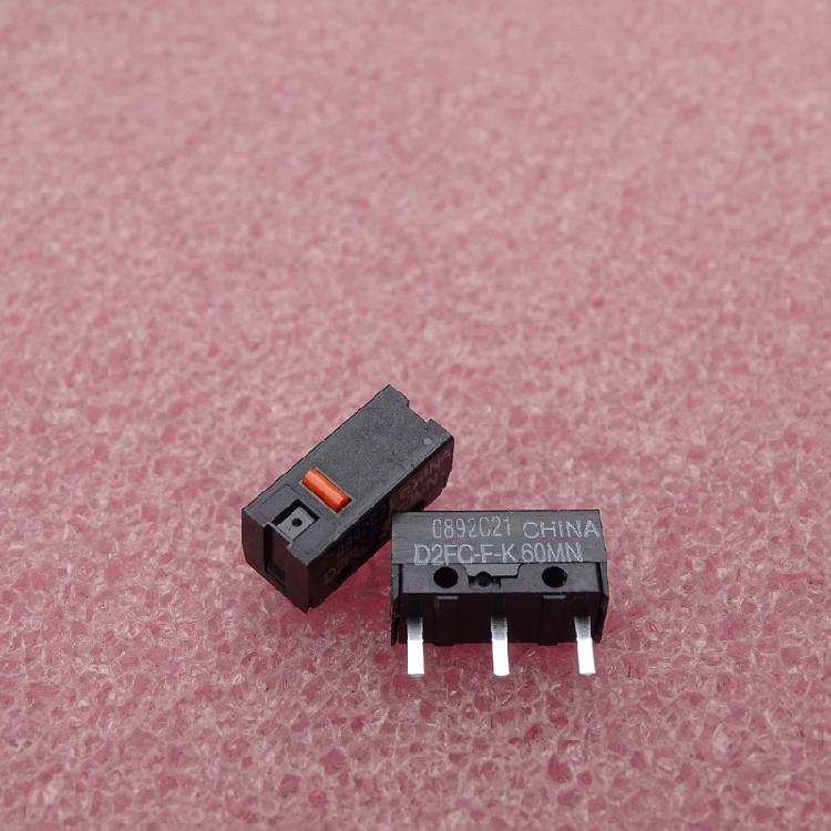 4 Adet Fare Mikro Anahtarı Kırmızı Nokta Fare Mikro Anahtarı D2FC-F-K 60M 0.74N 3 Pinli