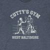 CUTTY'S GYM „Vintage Look“ 50/50 Mischung Fitness T-Shirt - The Wire BOXEN Baltimore Unisex T-Shirt