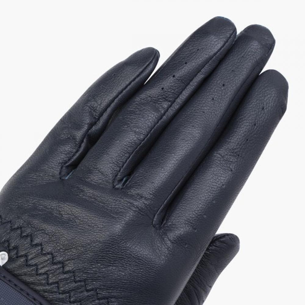 MunSingwear Men S One Point Leather gloveS Dark Navy Mq121mgl11