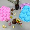 Silicone Chocolate Mold 4 Pack for Pralines, Candies, Jellies, Mousse, Cake Baking Molds Non-Stick Flexible Easy Release