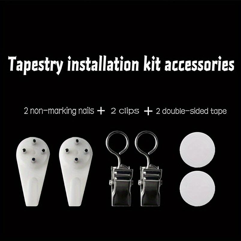 Weihnachtsmuster Wandteppich Hintergrundtuch Hängendes Tuch Schlafzimmer Nachttisch Dekoration Wandtuch Mietwohnheim Wandteppich