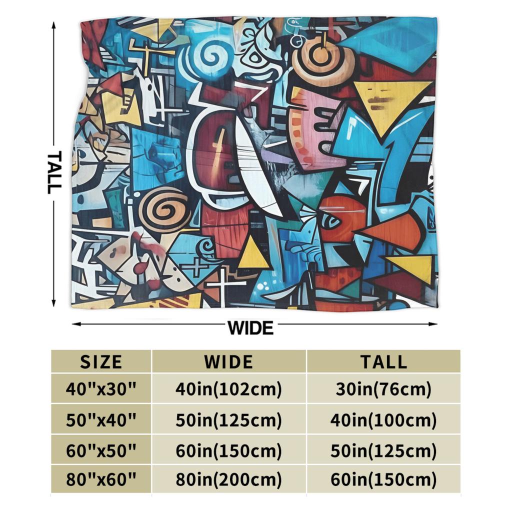 Cartoon Cute Doodle Flannel Blanket Autumn  Soft Throw Blanket for Girls Boys Bedroom Print Bedspread Sofa Bed Cover