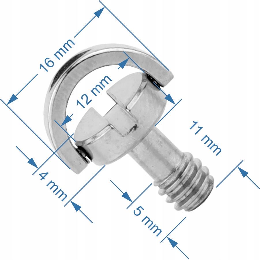 1/4" Inch 14 Mm Tripod Screw for Camera