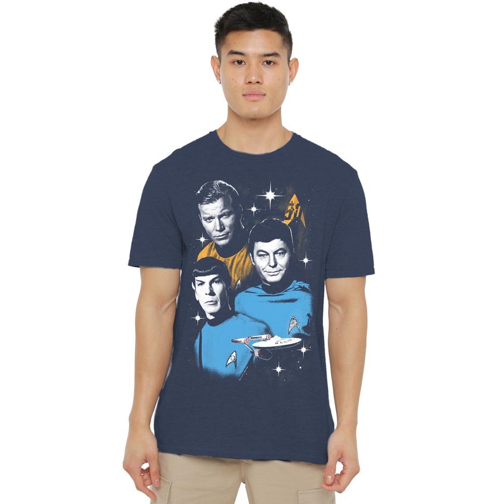 Star Trek Unisex Adult All Star Crew T-Shirt
