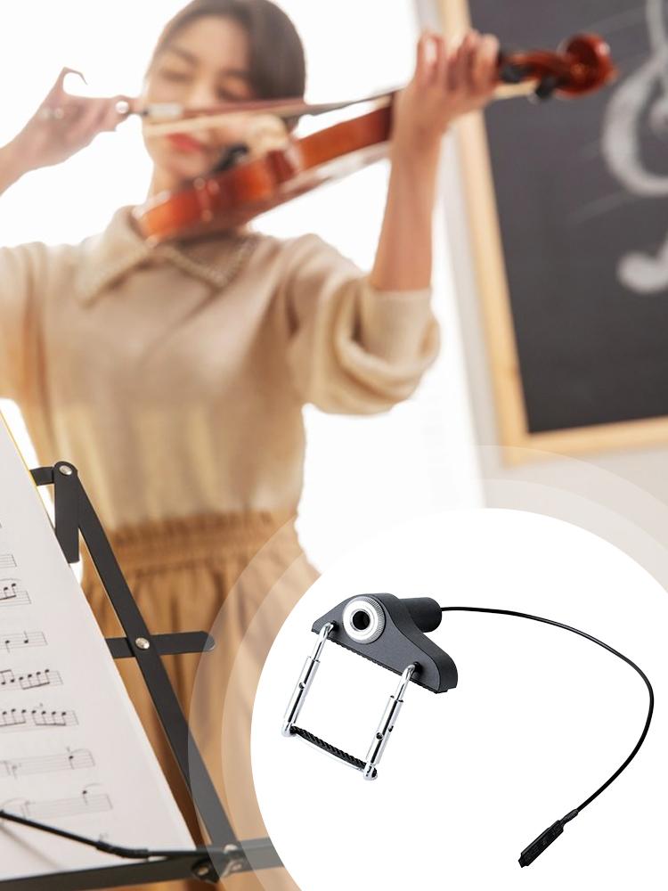 Violin Pickup Electronic Organ Pickup Instant Authentic Acoustic Sound Musical Instrument Pickup Portable Viola Pickup