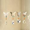 Crystal Wind Chimes Suncatcher Hanging Pendant Outdoor Indoor Ornament  Window Drop Bell Home Garden Decorarion