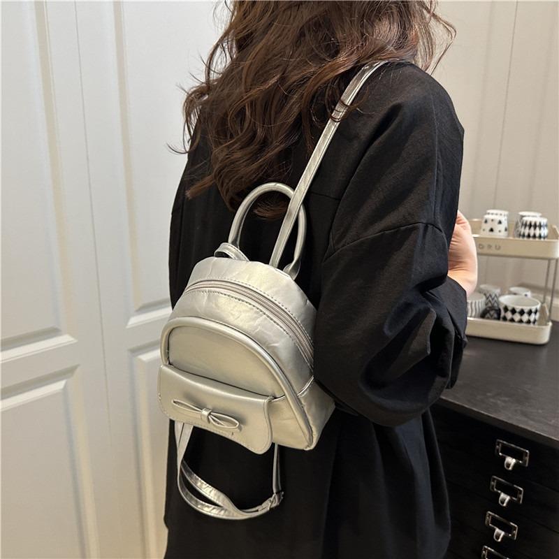 Sweet niche exquisite texture backpack backpack new trend simple casual fashion versatile shoulder bag