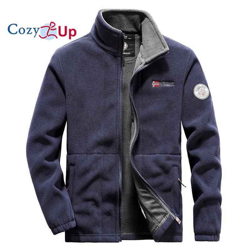 

Мужская классическая флисовая куртка Cosy Up на молнии спереди