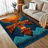 1PC Aboriginal Mythology Sun Bird Print Carpet for Bedroom Living Room Bedside Sofa Floor Mat Modern Home Decor Area Rug