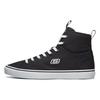 Lifestyle Runde Spitze Schnürung High-Top Sneaker Herren Sneaker Schwarz 666110-BLK