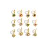 CARLIDANA New Classic Element DIY Charm Necklace Stainless Steel Star Pendant Shiny Rhinestones Fashion Bracelet Earrings