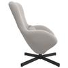 Egg Chair Light Grey 63 X 73 X 90 Cm Fabric