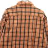 Pherrow's Check Pattern Long Sleeve Cotton Shirt M Orange Men's Used