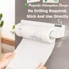 Innovative Magnetic Wall Towel Rack, Easy Install No Drill Towel Holder, Durable Organizer for Kitchen Home Storage