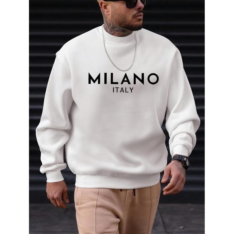 

Warm, Men s Crew Neck Sweatshirt, Perfect for Cold Days XXL белый