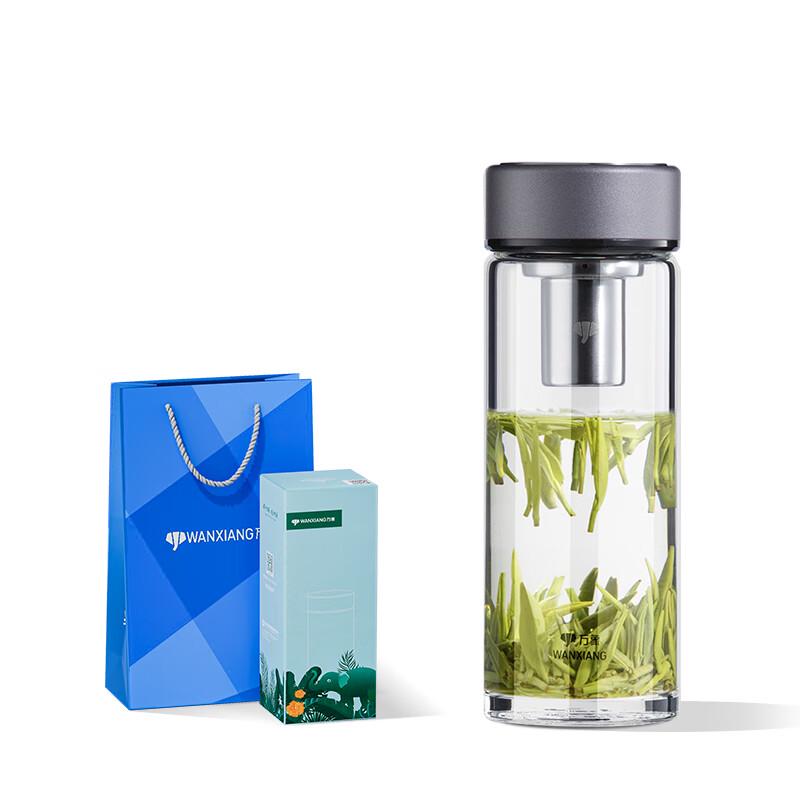 Wànxiàng U382R Portable Borosilicate Glass Water Bottle