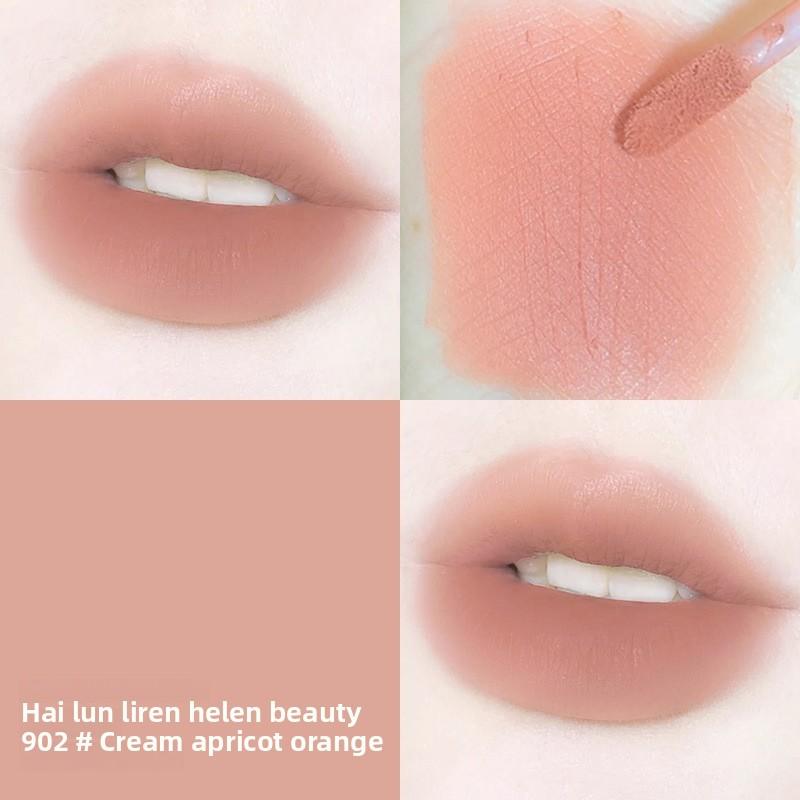 

Матовый бархатный блеск для губ серии Princess, легко наносится и подходит для смешанной кожи 02