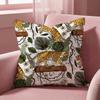 Tropical Tiger Pattern Cushion Cover Multi-Scene Pillow Cover for Home & Car - Reversible, Soft & Durable for Daily Use